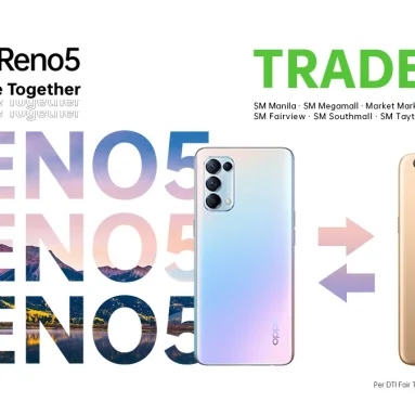 Trade-In Your Old OPPO Device and Get a Discount When You Upgrade to the Reno5 4G!